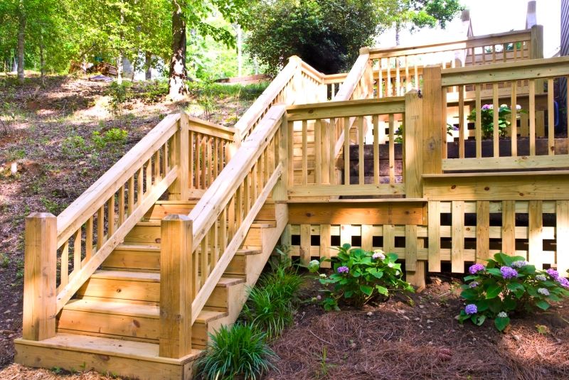 Summer Patio Staircase
